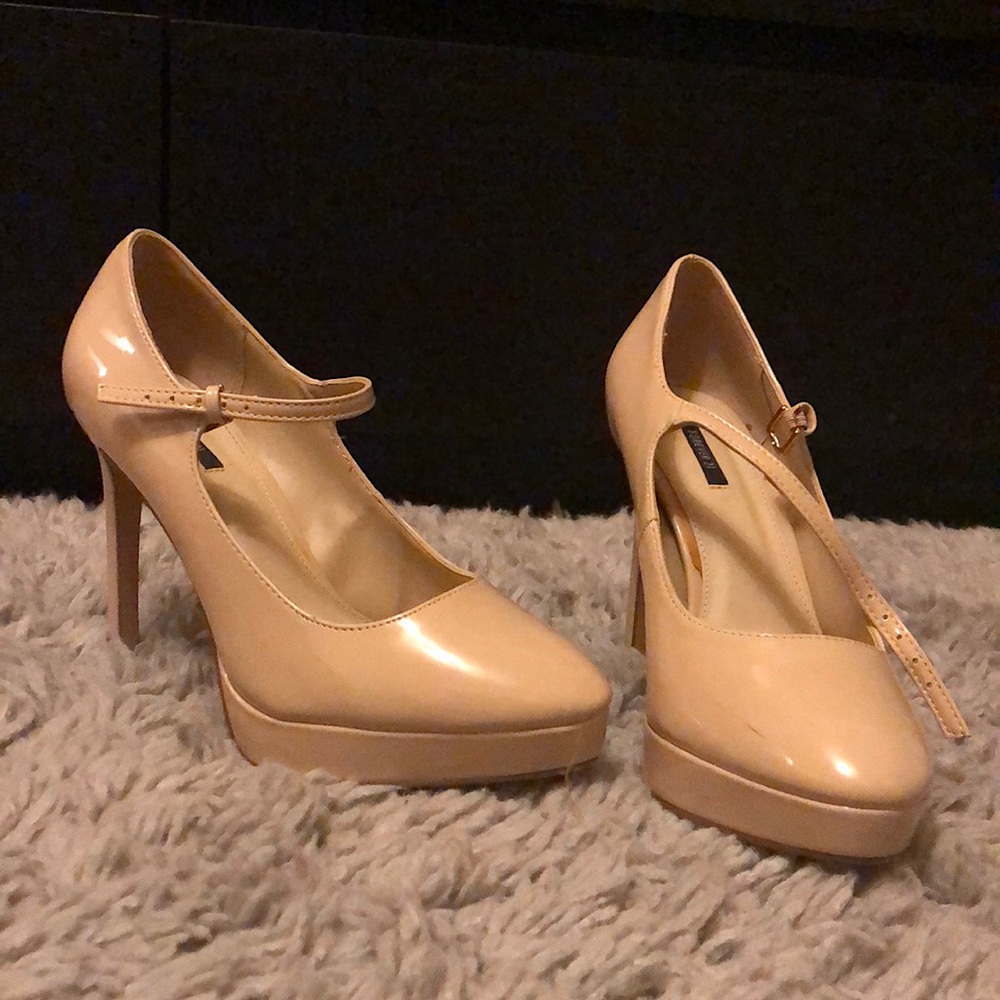 Nude Strappy Heels